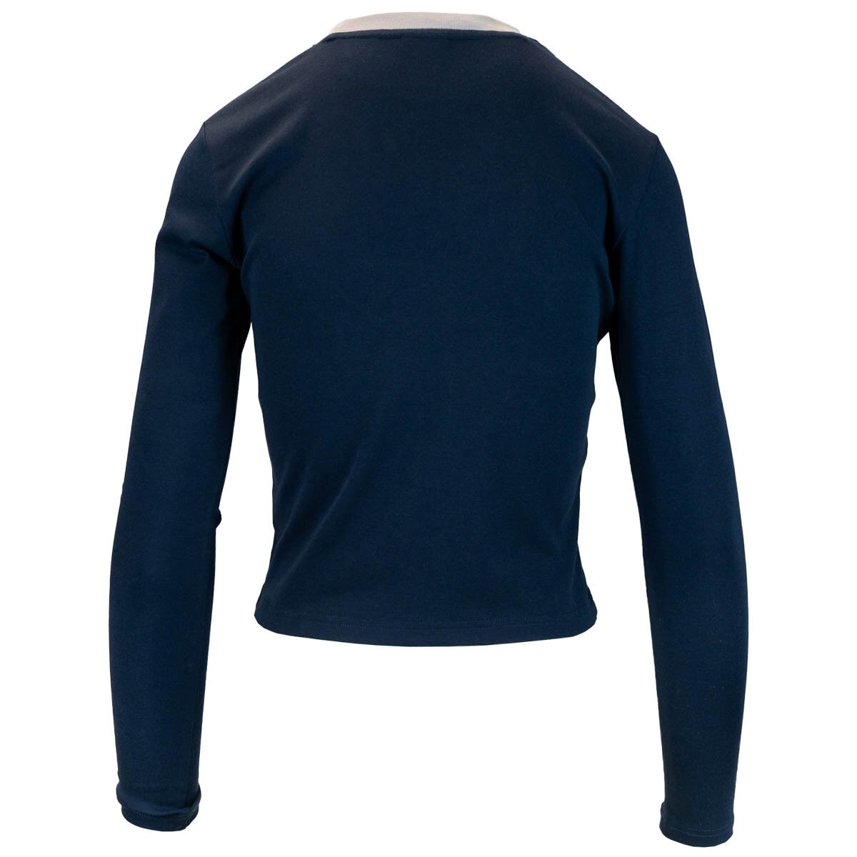 Women's utah state aggies embroidered navy long sleeve t-shirt
